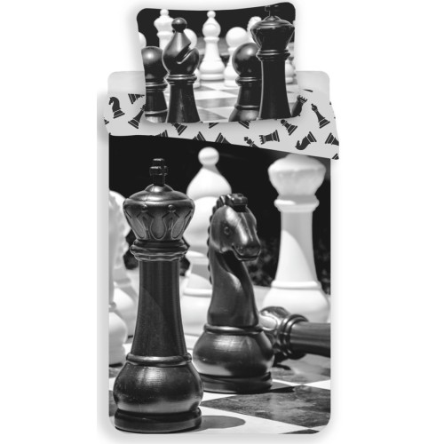 Sport Chess bedding set 140×200cm, 70×90 cm