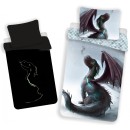 Animals Dragon Glow-in-the-Dark Bedding Set 140×200cm, 70x90 cm