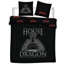 Game of Thrones House of the Dragon double, king-size duvet cover 240×220cm, 63x63 cm Microfibre