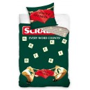 Scrabble Triple Word bedding cover 140×200cm, 70×90 cm
