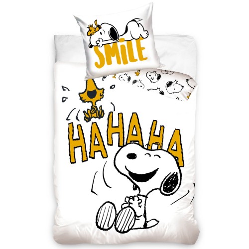 Snoopy Smile bedding set 140×200cm, 70x90 cm