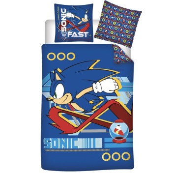 Sonic the Hedgehog Fast bedding set 140×200cm, 65×65 cm