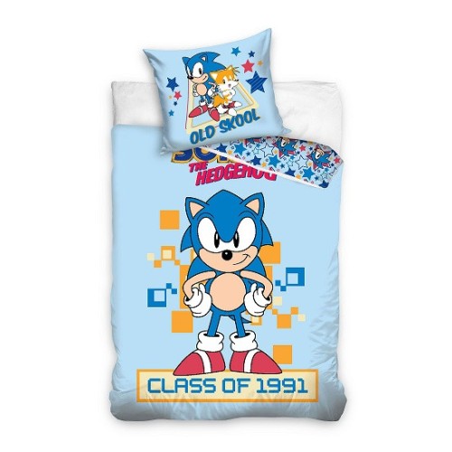 Sonic the Hedgehog Old Skool bedding set 140×200cm, 60×70 cm