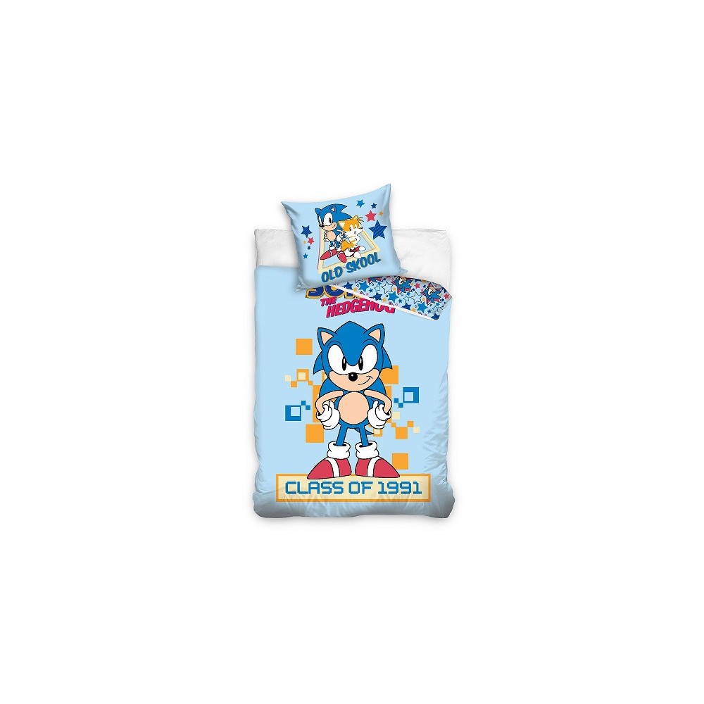 Sonic the Hedgehog Old Skool bedding set 140×200cm, 60×70 cm