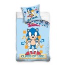 Sonic the Hedgehog Old Skool bedding cover 140×200cm, 65×65 cm