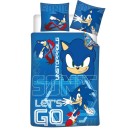 Sonic the Hedgehog Unstoppable Bedding Set 140×200cm, 65×65 cm