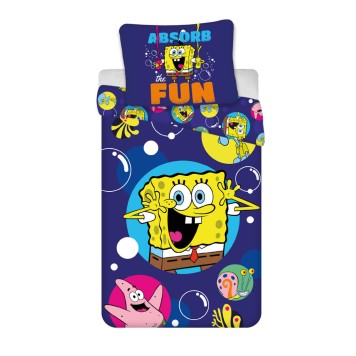 SpongeBob Absorb bedding set 140×200cm, 70×90 cm