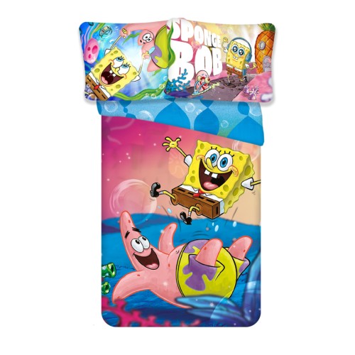 SpongeBob Fun bedding set 140×200cm, 70×90 cm