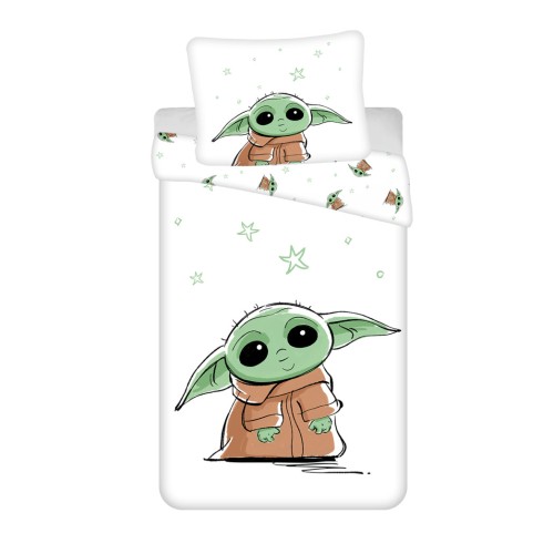 Star Wars Baby Yoda bedding set 140x200 cm, 70x90 cm