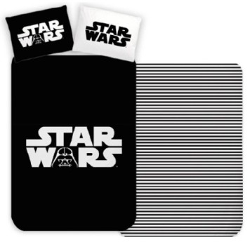 Star Wars Black bedding set 140x200cm, 70x90 cm