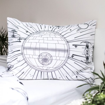 Star Wars Death Star Glow in the dark bedding set 140×200cm, 70x90cm