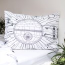 Star Wars Death Star Glow in the dark bedding set 140×200cm, 70x90cm