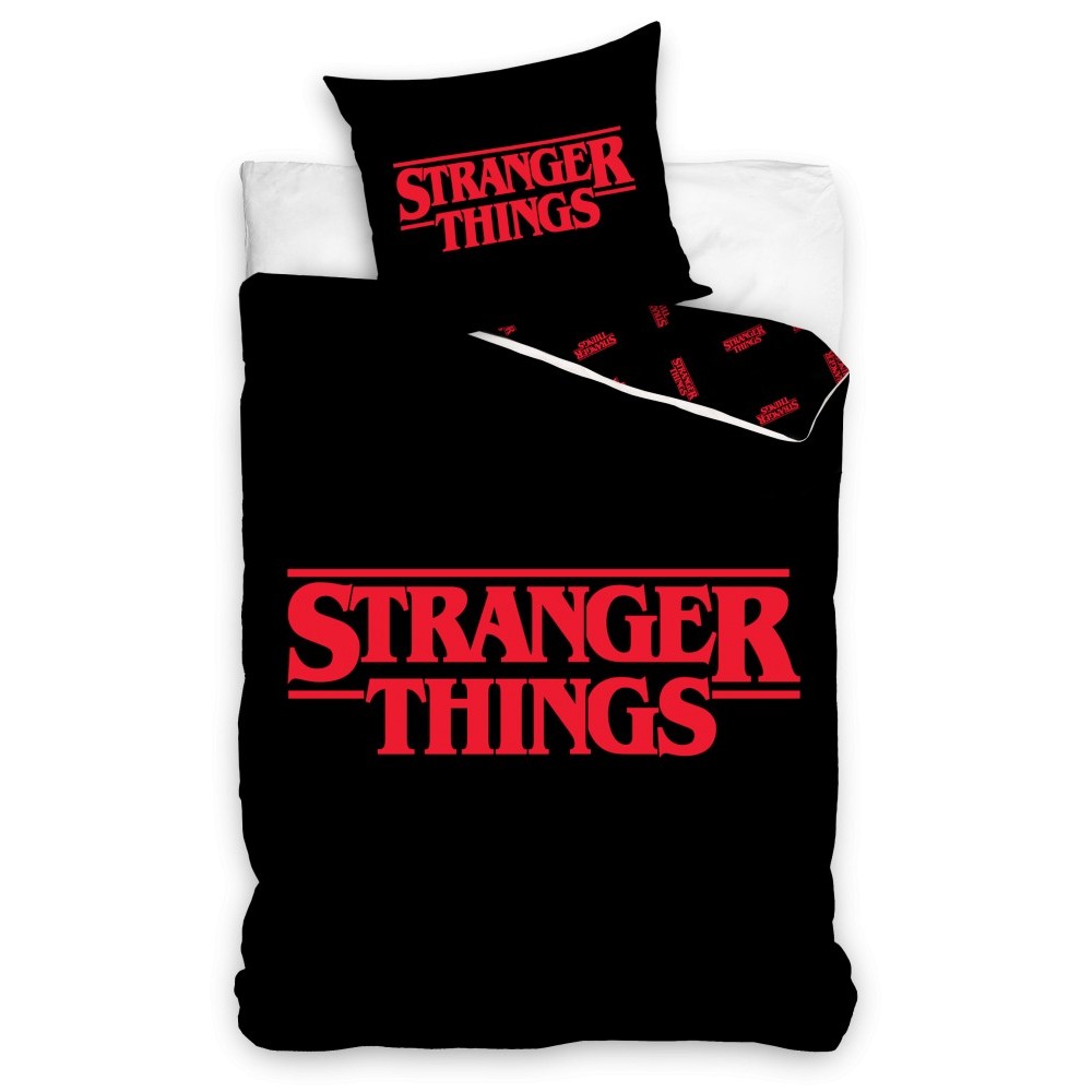 Stranger Things Titel bedding cover 140×200cm, 70×90 cm
