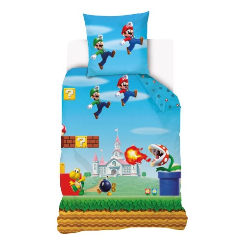 Super Mario Level bedding set 140×200cm, 70×90 cm