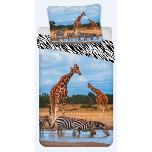 Safari bedding set 140x200 cm, 70x90 cm