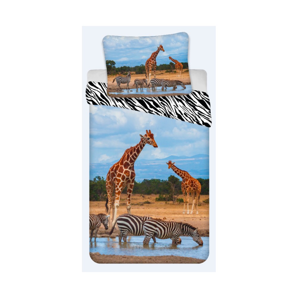 Safari bedding set 140x200 cm, 70x90 cm