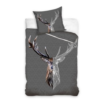 Animals Deer Deer Bedding Set 140×200cm, 70×90 cm