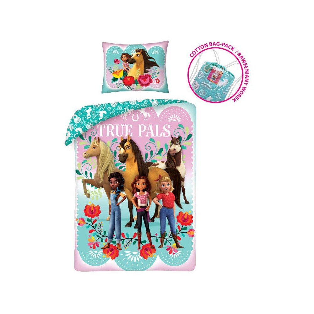 Spirit Tru Pals bedding cover 140×200cm, 70×90 cm