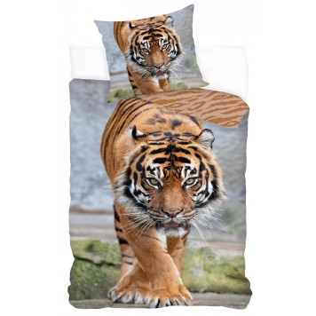Tiger bedding cover 140×200cm, 70×90 cm