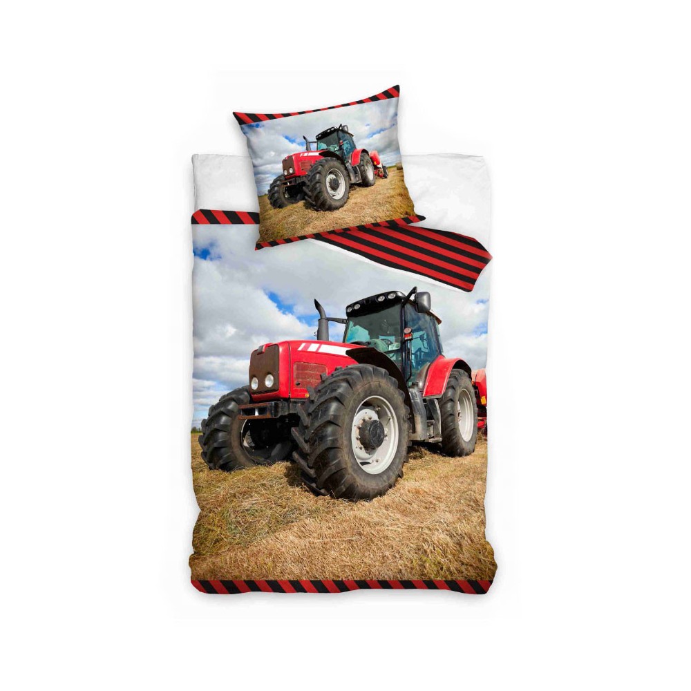 Tractor Field Work bedding cover 140×200cm, 70×90 cm