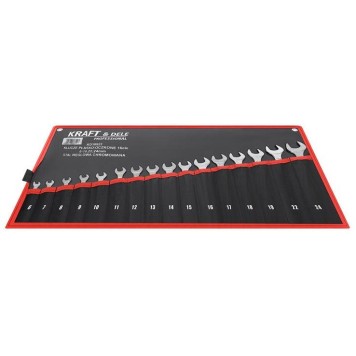 KLUCZE PŁASKO-OCZKOWE 16el. KD10922