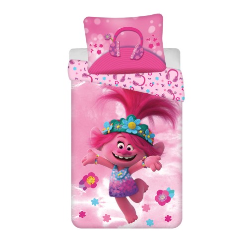 Trolls Fun bedding cover 140x200 cm, 70x90 cm