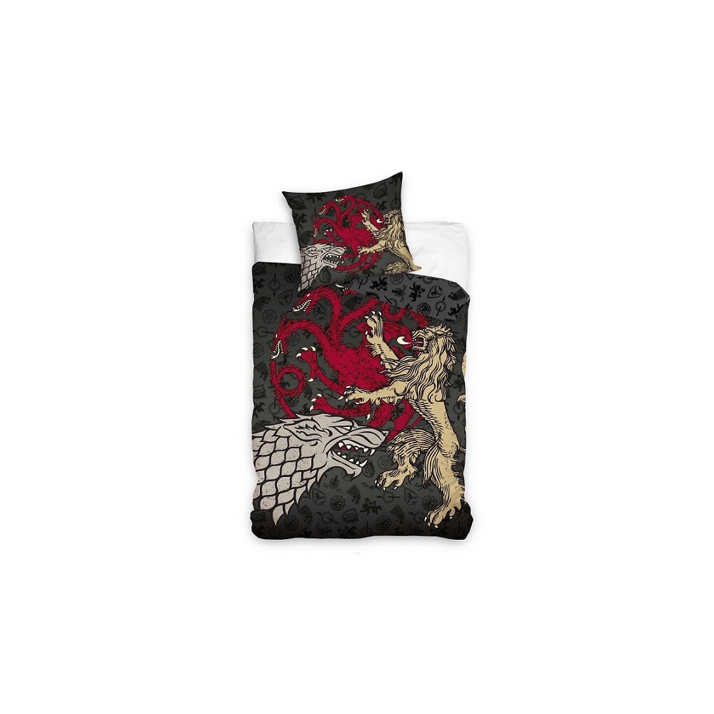 Game of Thrones Houses bedding set 140×200cm, 70x90 cm