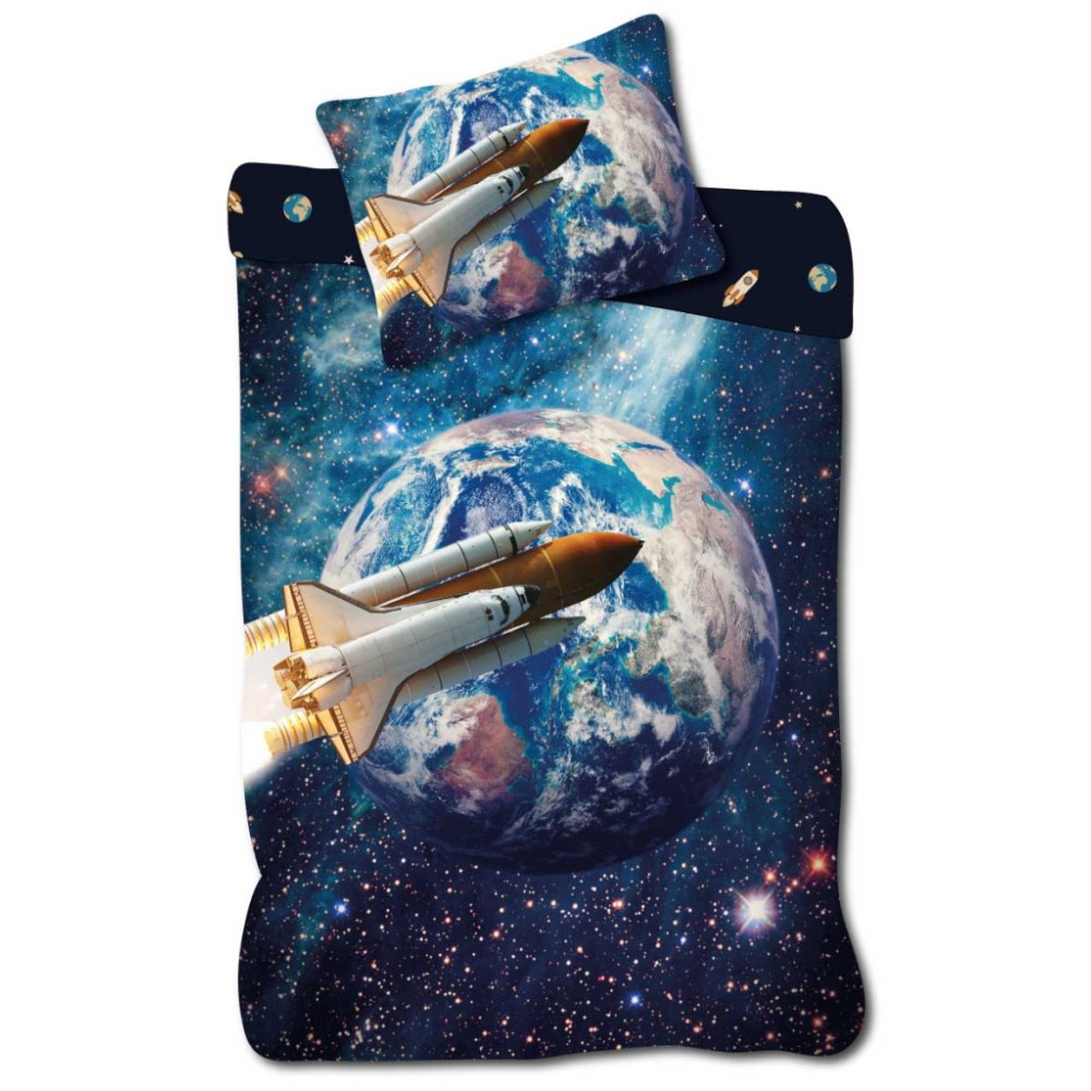 Astronaut Galactic Explorer bedding set 140×200cm, 70×90 cm