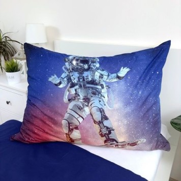 Astronaut Surf bed linen 140×200cm, 70x90 cm microfibre