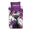 Wednesday Raven bedding cover 140×200cm, 70×90 cm Microfibre