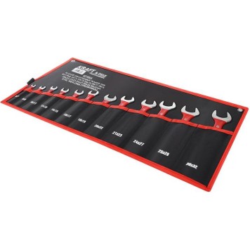 KLUCZE DWUSTRONNIE PŁASKIE 12el. KD10924