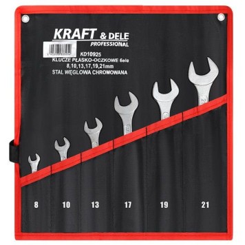 KLUCZE PŁASKO-OCZKOWE 6el. KD10925