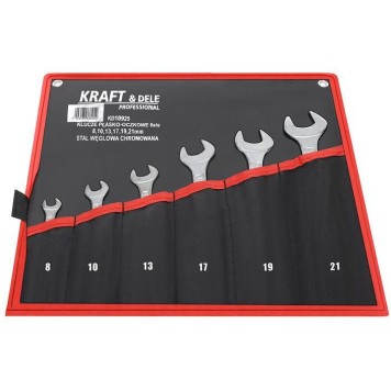 KLUCZE PŁASKO-OCZKOWE 6el. KD10925