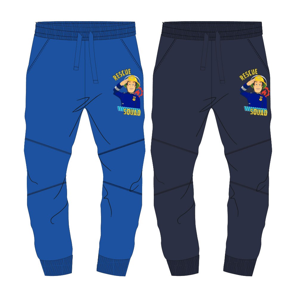 Fireman Sam Rescue Squad kids long pants, jogging bottoms 3-8 years