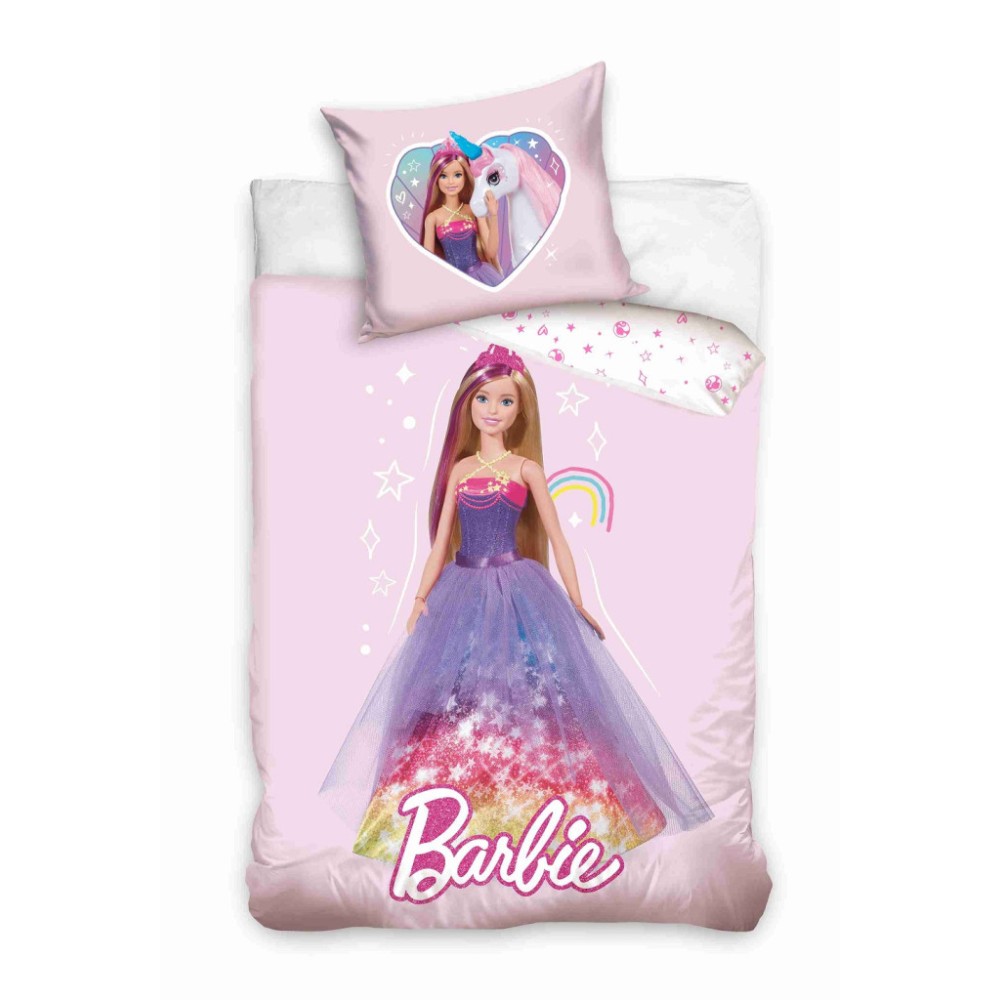 Barbie Magic children's bedding set 100x135 cm, 40x60 cm