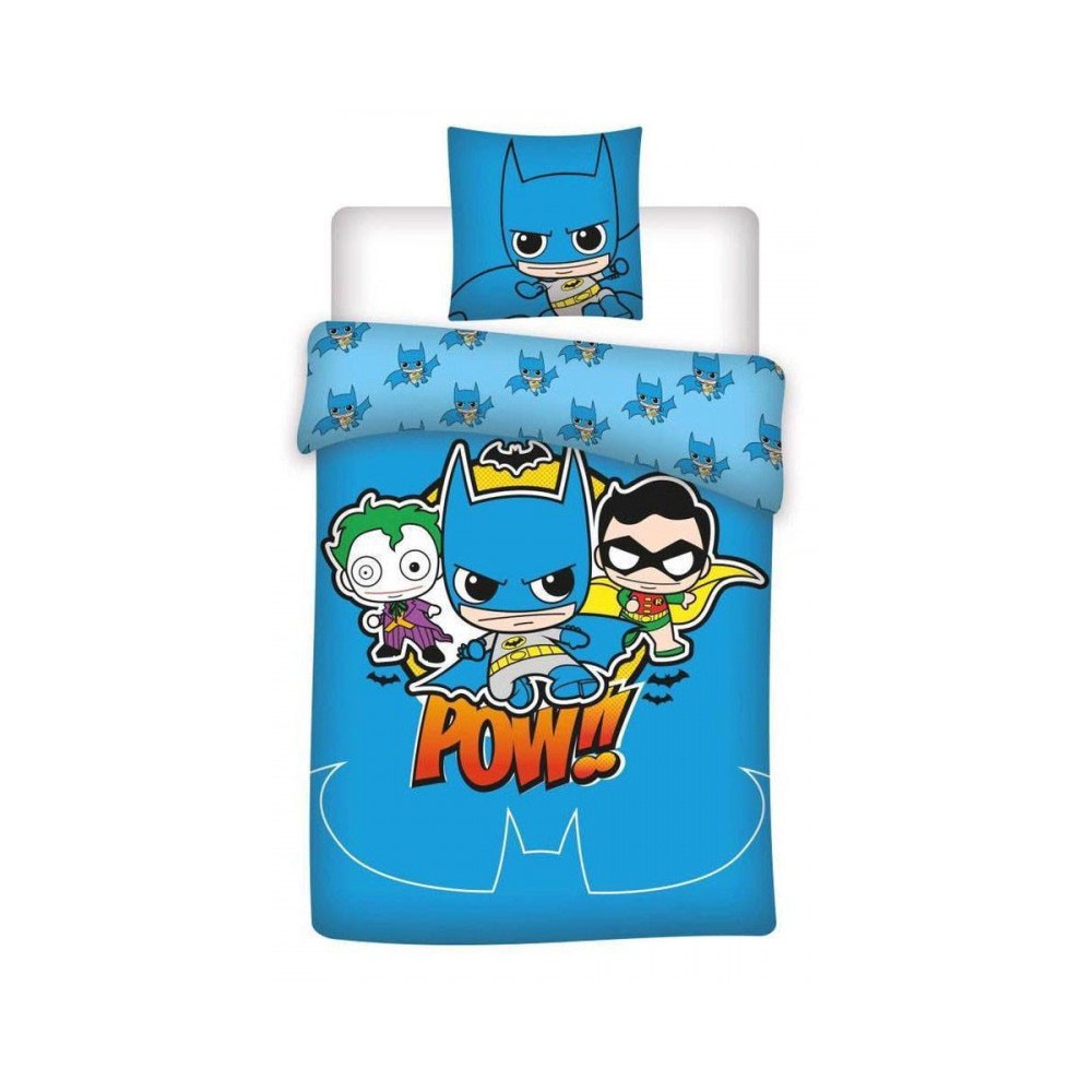 Batman POW! children's bedding set 100×140cm, 40×45 cm