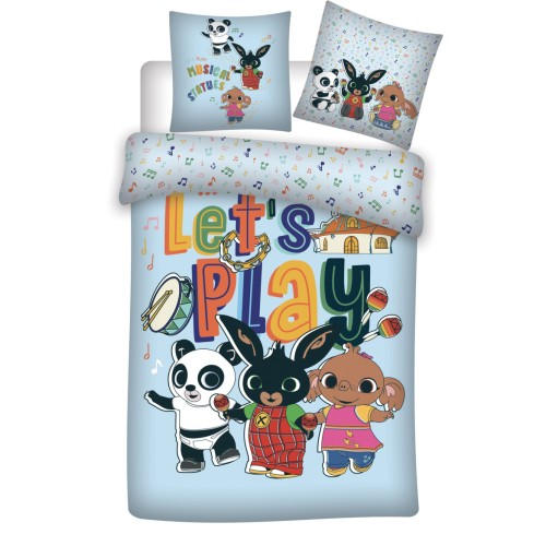 Bing Let's Play kids bedding set 100×135cm, 40×60 cm