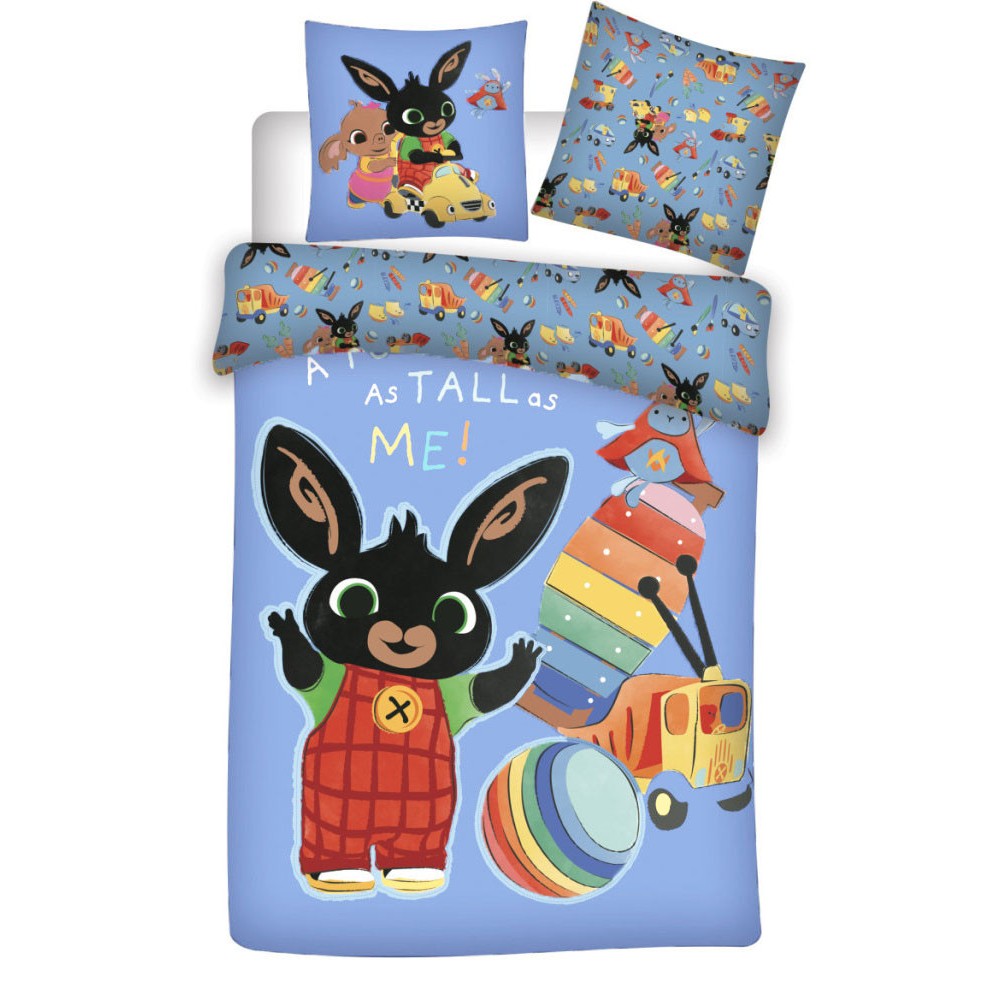 Bing Tall as Me children's bedding 100×135cm, 40×60 cm