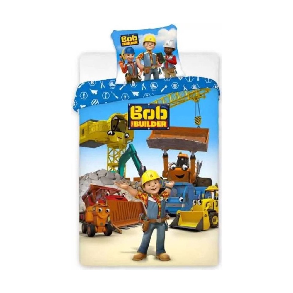 Bob the Builder children's bedding set 100×135cm, 40×60 cm