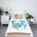 Dinosaur Friends children's bedding set 100×135cm, 40×60 cm
