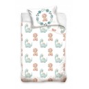 Dinosaur Pastel children's kindergarten bedding set 90x120 cm, 40×60 cm