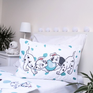 Disney 101 Dalmatians Blue Spots kids bedding set 100×135cm, 40×60 cm