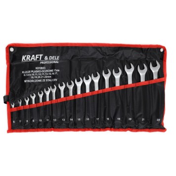 KLUCZE PŁASKO-OCZKOWE 17el. KD10933