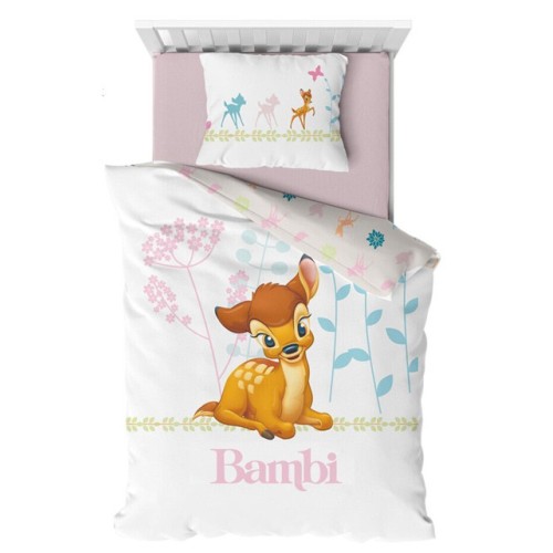 Disney Bambi Flowers  children's bedding set 100×140cm, 40×60 cm