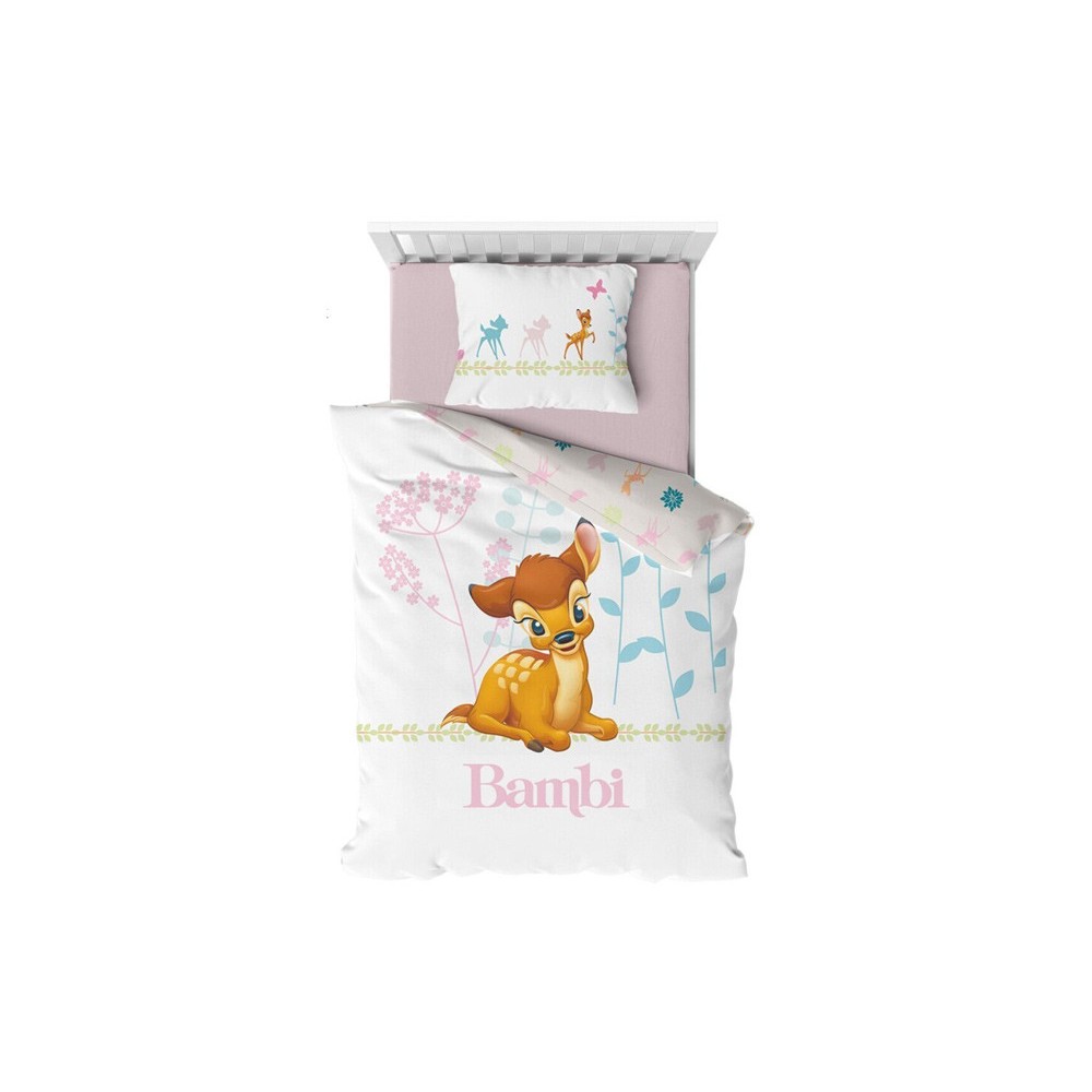 Disney Bambi Flowers  children's bedding set 100×140cm, 40×60 cm