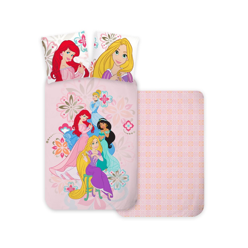 Disney Princess Bloom children's bedding set 100×135 cm, 40×60 cm