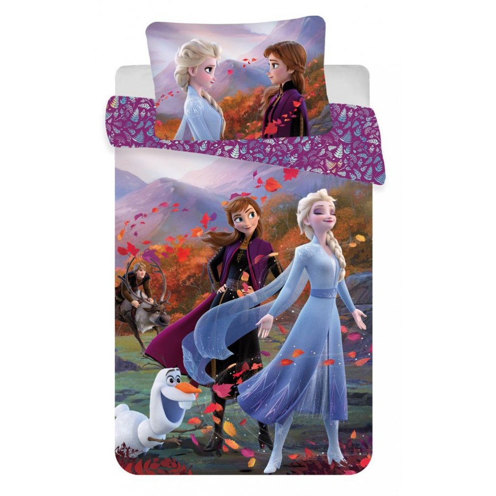 Disney Frozen Mountains  children's bedding set 100×135 cm, 40×60 cm
