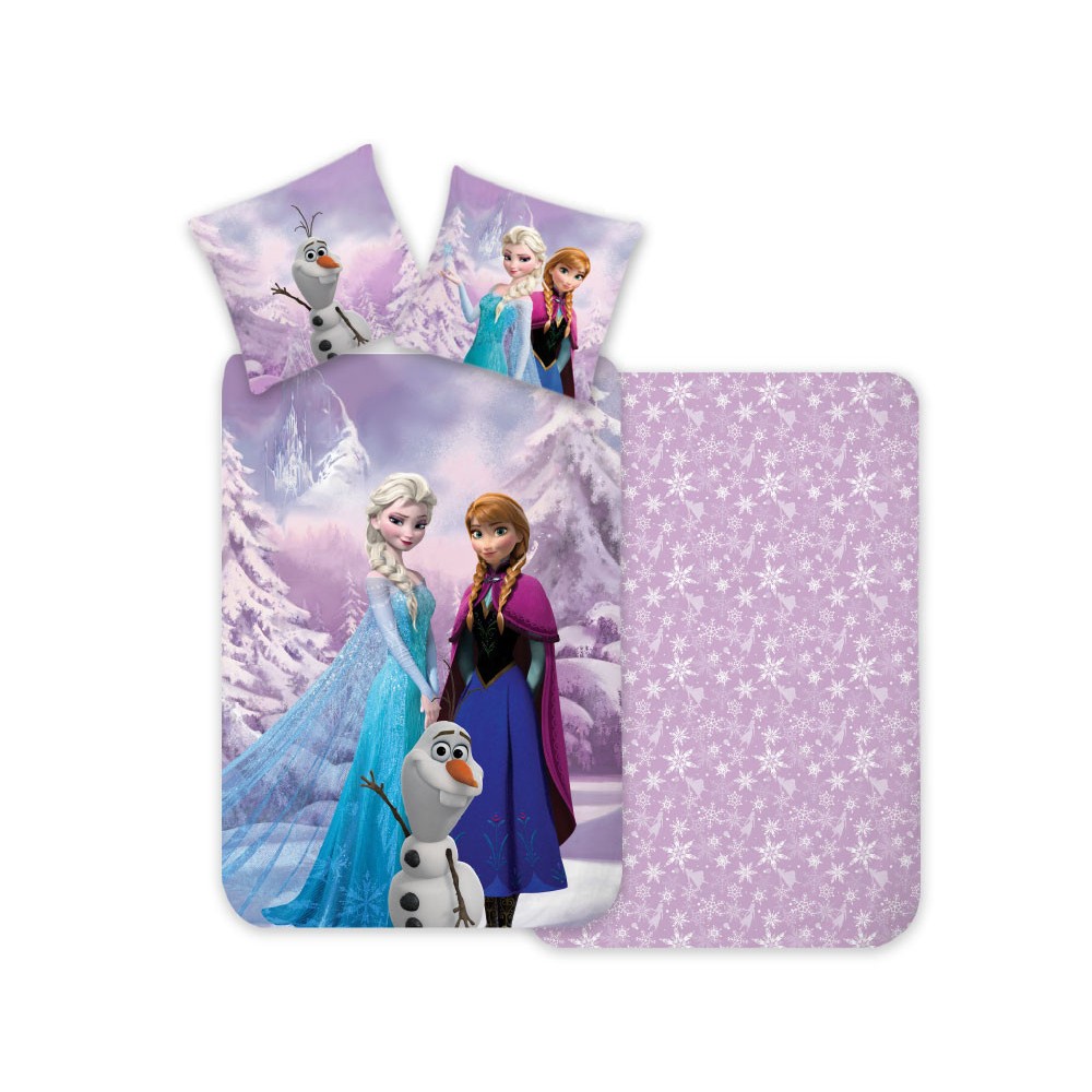 Disney Frozen Snowy children's bedding set 100×135 cm, 40×60 cm