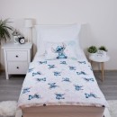 Disney Lilo and Stitch Ohana White Children's bedding set 100×135 cm, 40×60 cm