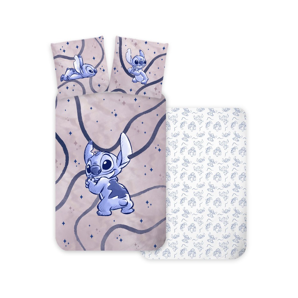 Disney Lilo and Stitch Stellar Waves children's bedding set 100×135 cm, 40×60 cm